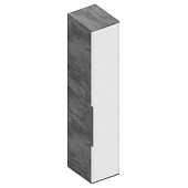 Пенал 1-ств Лео-2 с полками (Айрон рок/Софт айс)