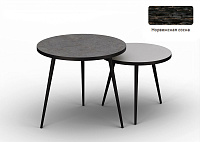 Стол журнальный Ранс малый (Опора Белый/Норвежская сосна 520)