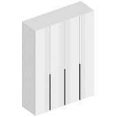 Шкаф 4ств. для одежды Вита (Белый лофт/Софт айс)