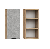 Шкаф верхний ШВ 920*450 Кухня Каталея Прованс (Софт Графит)