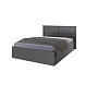 Кровать Толедо 1.6 с настилом ДСП 2С (Графит серый)