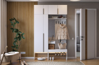 Прихожая Баско К6 белое дерево Прихожая Баско К6 белое дерево