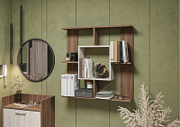 Полка ПЛ-1 (Ясень шимо темный/Ясень шимо светлый)