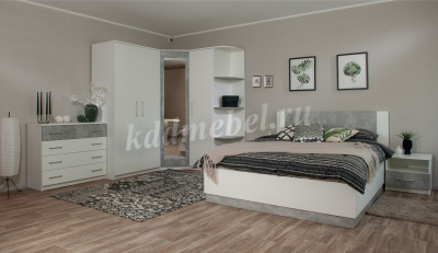 Шкаф Аврора 2-х дверный (Белый)