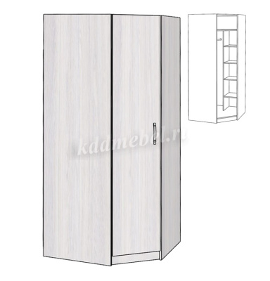 Шкаф угловой Диана (Анкор светлый)