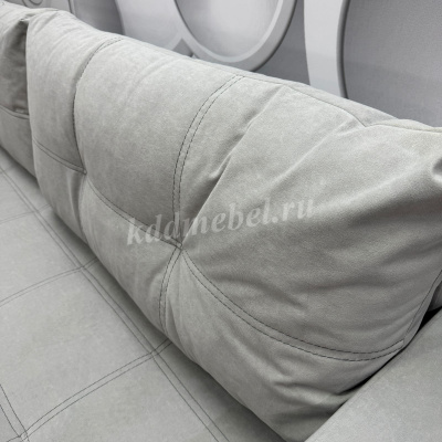 Диван угловой Бруклин-2 ДУ (Магнетика 25/Светло-серый) 