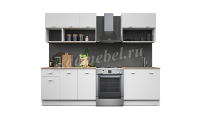 Кухня Изида 2.0 (80/40) (Белый/Дуб корсика)