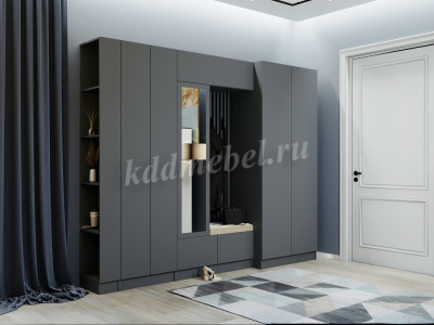 Шкаф универсальный Руэлла (Графит серый)