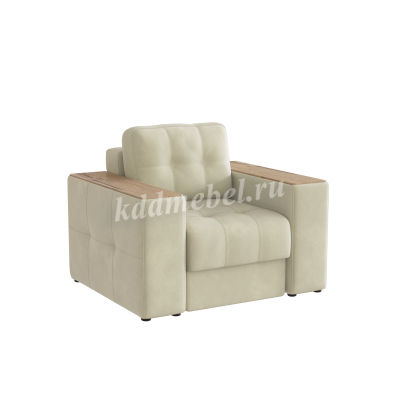 Кресло Виконт (Бежевый/Дуб канадский)