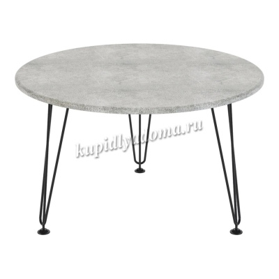 Стол журнальный Крит (Бетон светлый)