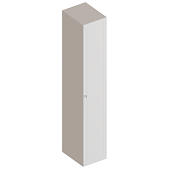 Пенал 1ств. Лорэн с полками (Тефия/Софт айс)