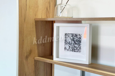 Гостиная Бери (Дуб крафт золотой/Белое дерево)