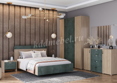 Тумба прикроватная Ева (Тира/Палм грин)